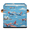 Multicolor 5, variant on CURLYOOT Cute Airplane 11 x 11 Inch Cube Storage Bin, Fabric Storage Cube Foldable Basket with Leather Handles, Organizer Basket for Closet Shelves