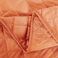 thumbnail image 4 of Home Soft Things 5 Piece Velvet Quilted Bedspread Set - Burnt Orange - Oversize King (122" x 106"), 4 of 7