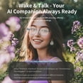 thumbnail image 4 of Unisex AI Translation Smart Glasses - ChatGPT, 164-Language Real-Time Voice/Call, Auto-Tint, Music, Business/Travel/Gift, 4 of 13