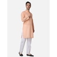 thumbnail image 4 of Indian Bollywood Style Designer Mens Cotton Chikankari Kurta Pajama Set, 4 of 7