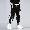 thumbnail image 3 of Pantalones cargo para hombre, pantalones de calle tipo lápiz, estilo harén, estilo hip hop, ajustados, de talla grande, estilo coreano, económicos, de estética regular, 3 of 5