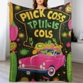 thumbnail image 3 of Nawypu  Dill Pickle Gifts, Pickle Blanket for Women, Funny Pickle Lovers Gifts for Birthday Christmas, Food Vegetarian Pickles Themed Flannel Throw Blanket Just AGirl Who Loves Pickles " A003, 3 of 6
