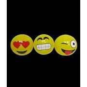 12 Emoji Inflatable Beach Balls - 12 Pack
