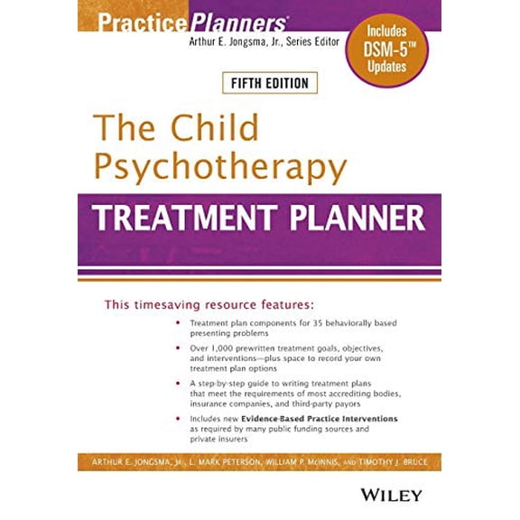 Pre-Owned 2019 The Child Psychotherapy Treatment Planner: Includes DSM-5 Updates (Paperback) 1118067851 9781118067857