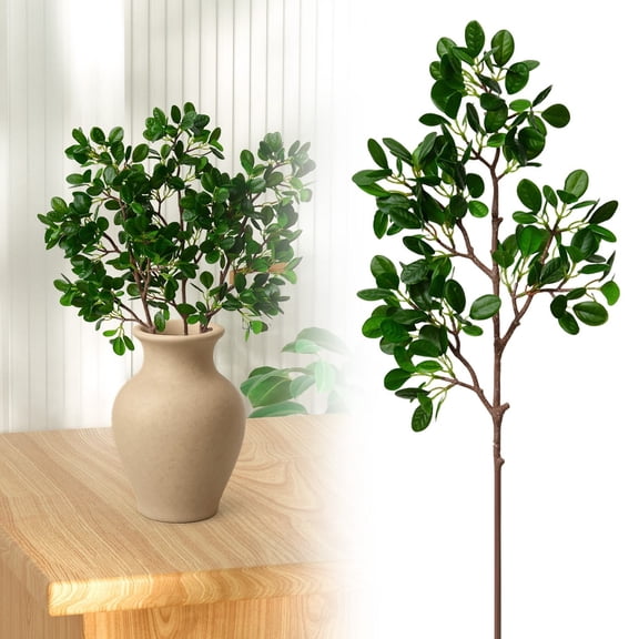Goowood Artificial Olive Branches Faux Greenery Stems for Vase Filler Home Wedding Decor Realistic Fake Plant Spray Farmhouse Outdoor