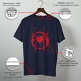 thumbnail image 3 of Men's Marvel Spider-Man: Into the Spider-Verse Symbol Graphic Tee Navy Blue 3X Large, 3 of 9
