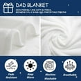 thumbnail image 5 of Dad Blanket, Christmas Blanket for Dad, Gifts for Dad from Daughter Son, Best Dad Gifts, Gifts for Dad Who Wants Nothing, Best Gifts for Elderly Dad Blanket 50x60, Father Valentines Gifts for Dad, 5 of 6