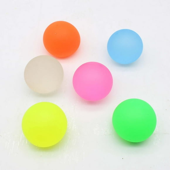 Sugar Ball Sensory Stress Toy Set - Stretchy, Moldable, Slow Rise - 4 Balls, Random Colors