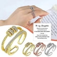 thumbnail image 3 of Bague Anti-Stress Fidget pour Femmes et Adolescentes, Bague Ajustable avec Perles, 3 of 5