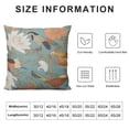 thumbnail image 6 of Nawypu  Throw Pillow Cover Seamless Pattern Peonies Parrots Weaving Together Soft Square for Couch Sofa Bedroom 2pc 12x12in, 6 of 6