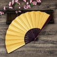 thumbnail image 7 of Soumake Folding Fan Smooth Opening Solid Color Decorative Bamboo Frame 10 Inches Chinese Style Handheld DIY Blank Fan Home Decor, 7 of 7