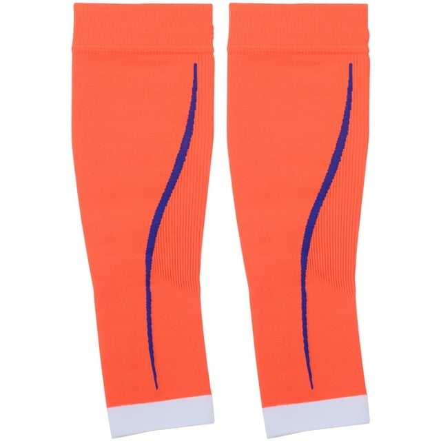 1 par compresión pantorrilla soporte pierna mangas calcetines deportes sin pies medias de protección l/xl