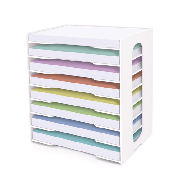 SONGWAY Large File Organizer for Desk - 8 Tier Le