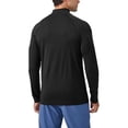 thumbnail image 4 of Siilsaa Men's Lightweight Hoodie UPF 20+ Sun Protection Moisture Wicking, Breathable Bamboo Viscose Outdoor Shirt for Men Black,XL, 4 of 4