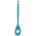 thumbnail image 2 of 100% Organic Melamine Kitchen Spaghetti Fork, Turquoise, 2 of 4