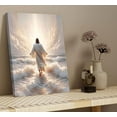 thumbnail image 3 of XUFX Jesus Walks On Water Canvas Wall Art Christian Bible Stories Wall Decor Picture Religious Spiritual Beliefs Poster Print &nbsp; Framed 12x18inch, 3 of 5