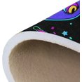 thumbnail image 7 of Dreamtimes Bright Psychedelic Cat Non-Slip Area Rug 72"x48", Neon Colorful Mushroom Soft Non Slip Washable Floor Mats for Indoor Front Porch,Living Room, Bedroom,Kitchen, 7 of 7