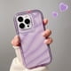 thumbnail image 1 of Funda transparente con textura ondulada para iPhone, carcasa de silicona suave a prueba de golpes para modelos 14, 13, 12, 11 Pro Max, X, XS, XR, 8, 7 Plus, SE2022, 1 of 4