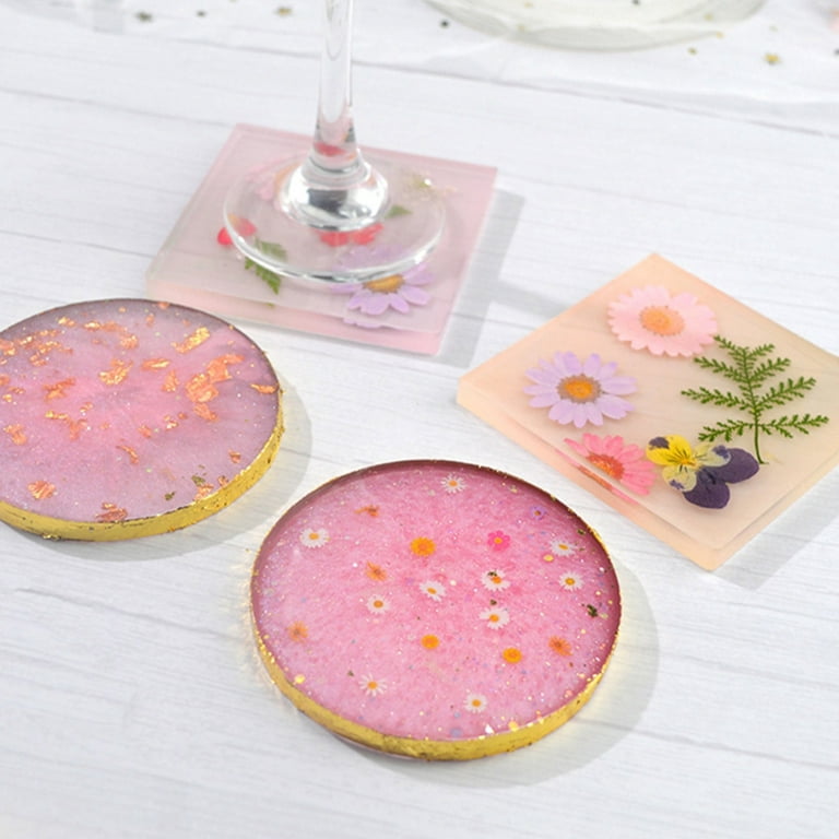 TINYSOME Resin Tray Mold Coaster Silicone Molds Geode Agate