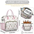 thumbnail image 5 of Ballet Princess Pattern Womens Lunch Box for Work,Insulated Large Lunch Bag for Tween and Teen,Loncheras Para Mujer,Leakproof Adult Lunch Bag for Work,Beach,Travel,Picnic,Camping, 5 of 7