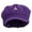 Purple, variant on Pet Bird Logo Embroidered Cotton Elastic Big Size Newsboy Cap - Purple 2XL-3XL