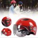 thumbnail image 3 of Motorcycle Safety Helmets Anti-impact Lightweight Helmets with Goggles for Outdoor, 3 of 5