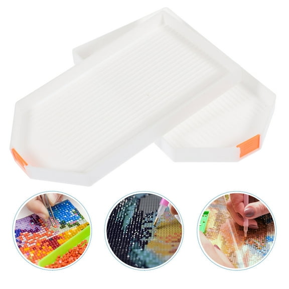 ULTNICE 10Pack Large Plastic Tray for Bead Sorting Plastic Organizer for DIY Art and Crafts