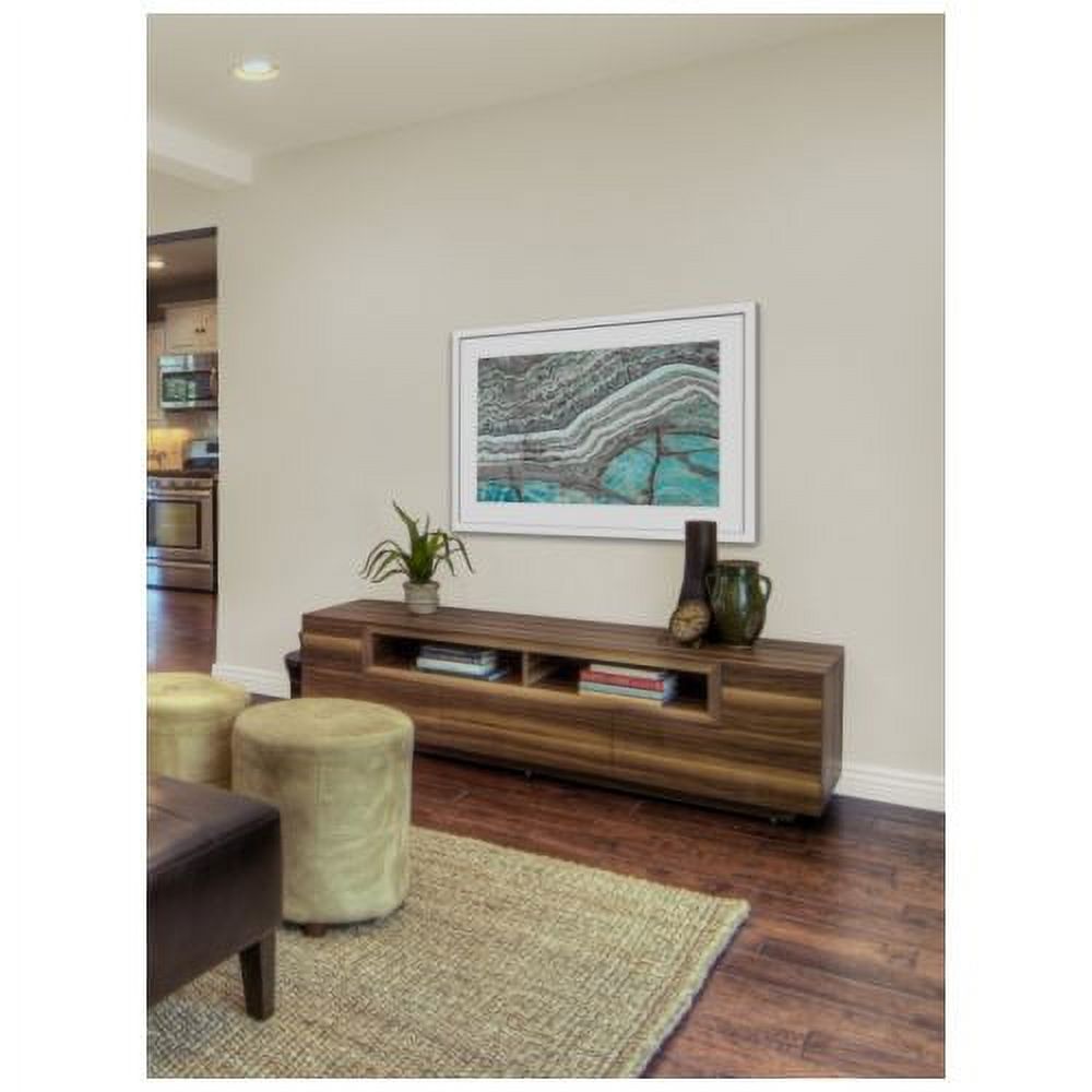 "Aqua Layers" Framed Painting Print