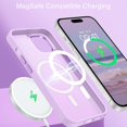 thumbnail image 3 of Funda para teléfono BENTOBEN compatible con iPhone 15 Plus, color morado claro, 3 of 8