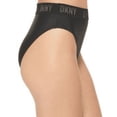thumbnail image 3 of DKNY BLACK High-Waist Logo Bikini Swim Bottom, US Large, 3 of 4