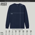 thumbnail image 5 of Billiant Mind Autism Awareness Crew Neck Long Sleeve Graphic Tee Brisco Brands S, 5 of 5