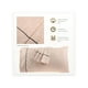 thumbnail image 3 of Juego de Sábanas King Size 2800 Hilos Extra Suave Premium Textura Flores Soft Nature, 3 of 5