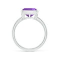 thumbnail image 2 of ANGARA Natural 3.1 Ct. Amethyst Solitaire Ring in 14K White Gold for Women (Ring Size: 11.5), 2 of 9