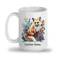 thumbnail image 2 of Personalized Cute Fennec Fox Coffee Mug 11oz 15oz - Custom Name Ceramic Cup - Best Gift for Fennec Fox Lovers, Parents, Girlfriend, Siblings, Kids, Animal Enthusiasts, 2 of 6