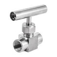 thumbnail image 2 of 1/4" BSP NPT Female Male Needle Valve Crane 304 Stainless Flow Control Water Gas Oil One-Shape Handle (1pcs) ,Stable Performance, 2 of 3