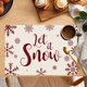 thumbnail image 4 of Mantel individual de poliéster, decoraciones navideñas, manteles individuales con temática de copos de nieve, manteles individuales aislantes de poliéster, decoraciones de Halloween, decoración de oto, 4 of 6