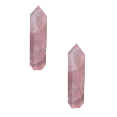 

40-50mm Natural Rock Quartz Wand Point Stone 2PCS Stork Ornament Vintage Ornament Set Beautiful Ornament Christmas Ornament Elegant Smart Ornament Christmas Decorations Bundles Christmas Bulb