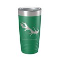 thumbnail image 1 of Lake Claiborne Map Tumbler Travel Mug Insulated Laser Engraved Coffee Cup Louisiana 20 oz Green, 1 of 1
