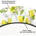thumbnail image 3 of Round Fitted Tablecloth with Elastic, Watercolor Lemon Decor Round Tablecloths Wipeable Waterproof Table Cover Indoor Outdoor Circle Cover for Dining Kitchen Patio Camping Picnic, 40"-44", B-3, 3 of 6