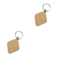 thumbnail image 2 of relayinert 1/2/3/5 Wood Key Chain Craft Blank Keyring Gift Personalized Pendant Hanging Outdoor Holder Handicraft Organizer Accessory Type 7 2PCS, 2 of 6