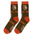 thumbnail image 5 of Crazy Socks, Hooters, Funny Socks for Men Women, Fun Crew Print, Large, 5 of 6