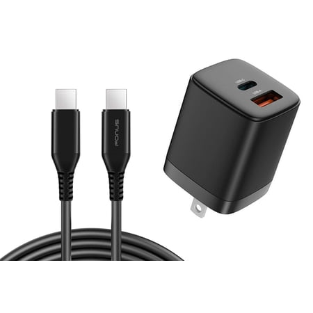 38W PD Home Charger for TCL Tab 11 NxtPaper 11 - Fast Type-C 6ft Long Cable USB-C Power Cord QC3.0 Adapter for TCL Tab 11 NxtPaper 11