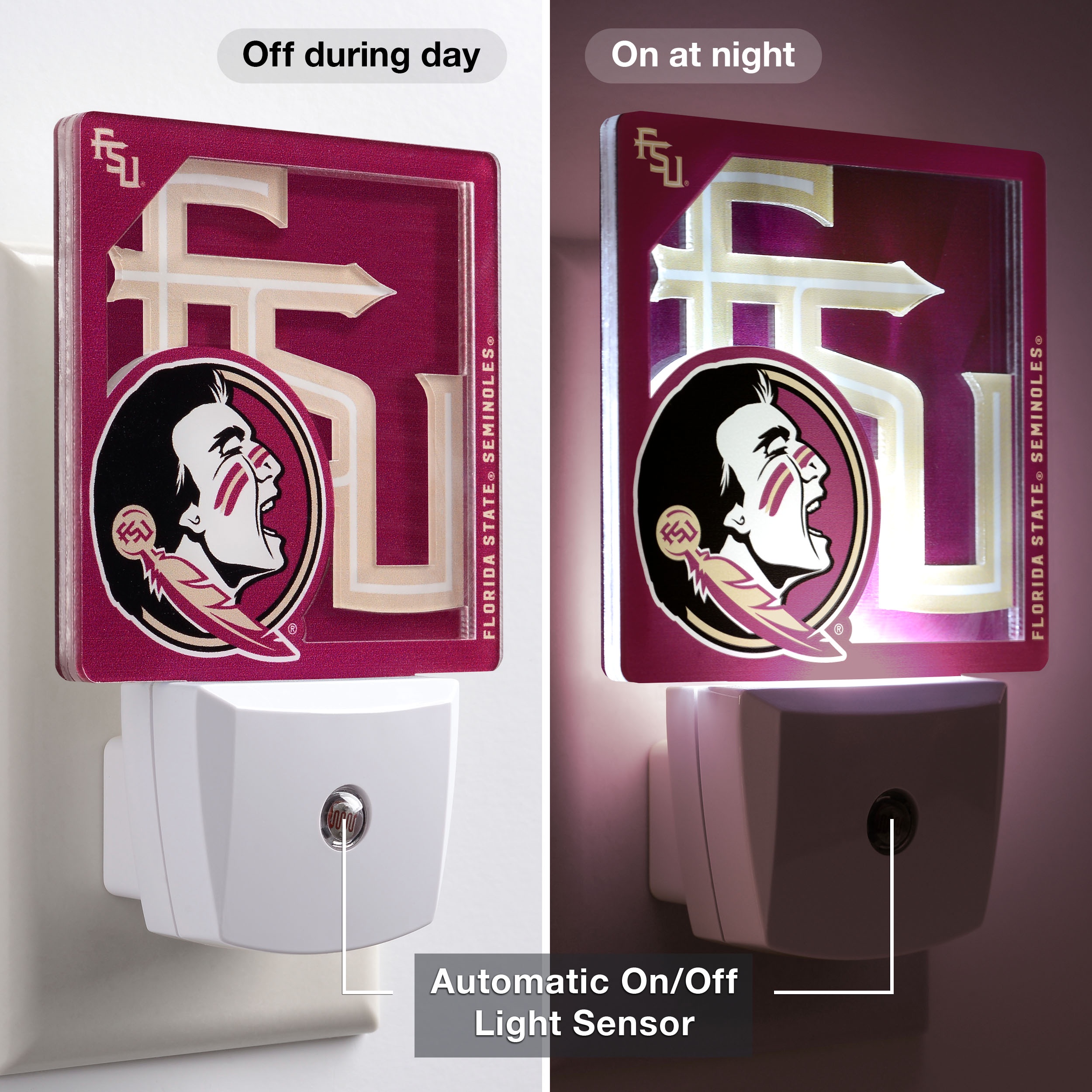 Florida State Seminoles Logo Series Nite Light