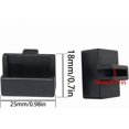 thumbnail image 2 of shiyou-12PCS File Cabinet Rails Hanging File Rail Clips Specialty Storage Black File Folder Plastic Rail Clip Drawer Sides Black File Rails Hanging File Rail Clips, 2 of 4