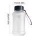 thumbnail image 3 of Hervidor deportivo de 1000 ml, esmerilado, para exteriores, fitness, bebida recta, con cuerda, práctico vaso de plástico, 3 of 6
