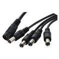 thumbnail image 5 of 3X 1 to 4 DC Power 4-Port Splitter Adapter Adaptor Cable CCTV Camera,3 x DC power splitter cable,black, 5 of 5