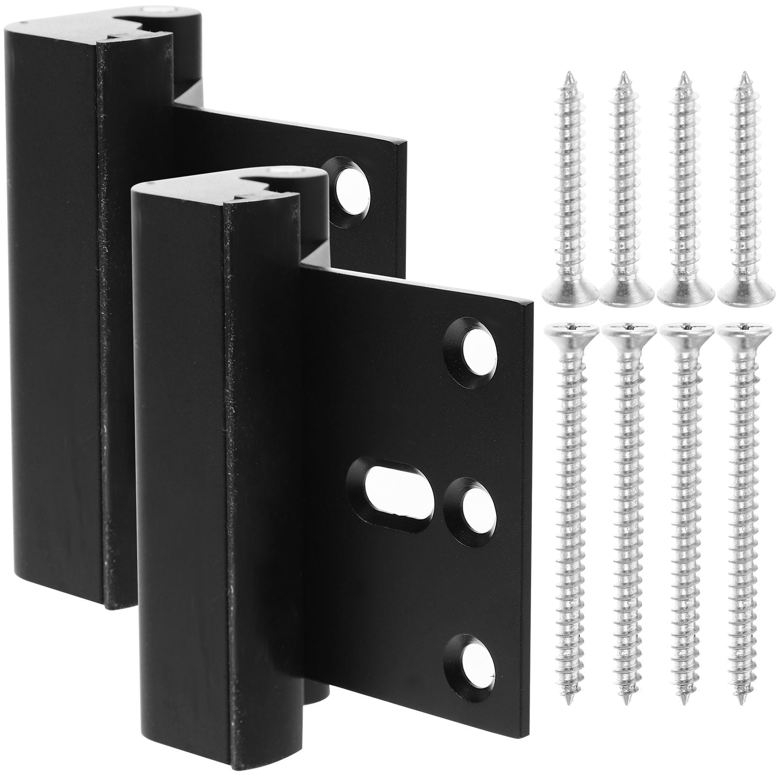 Toyandona Black Alloy Door Reinforcement Lock for Home High Security 2Sets