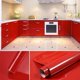 thumbnail image 3 of Papel tapiz impermeable de color sólido, autoadhesivo, para habitación, armario, cocina, muebles, adhesivo de pared mate, ancho personalizable, 3 of 5