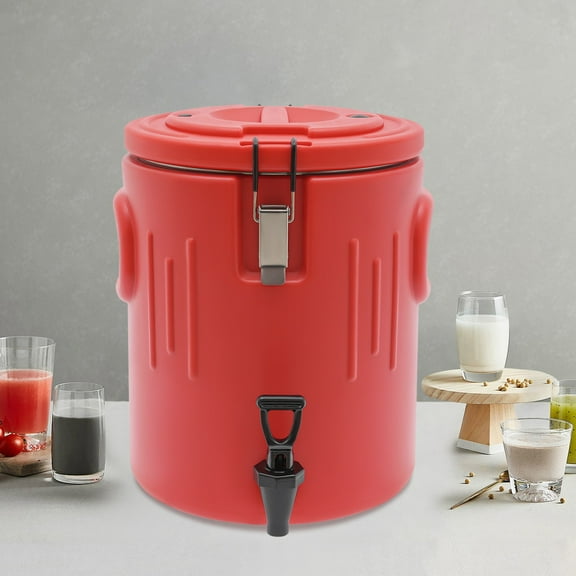 Insulated Beverage Containers, Insulated Bucket 15.5L 11.02*13.98in for Central Kitchens, Restaurants, Outdoor Banquets