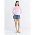 thumbnail image 2 of Free Assembly Women's Crewneck Cardigan Sweater, Lightweight, Sizes XS-XXL, 2 of 5